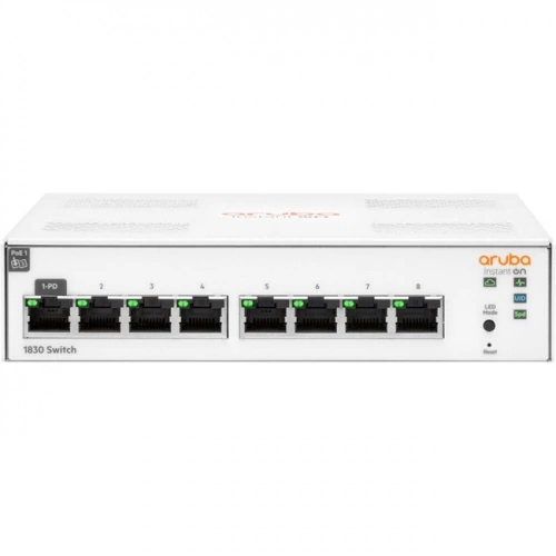 HP Aruba Instant On, JL810A 1830-8G, 8Port, GigaBit, Yönetliebilir, Rack Mount Switch
