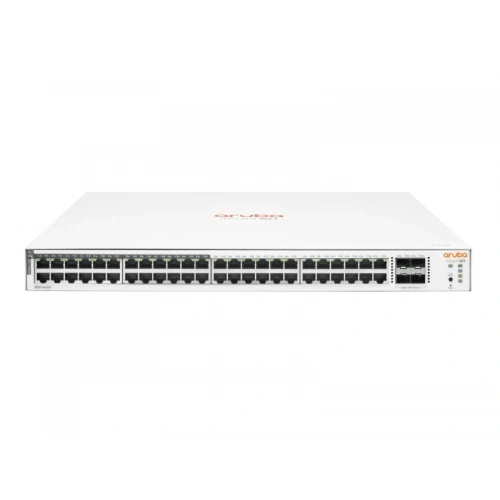 Hp Aruba Instant On, Jl815a, 1830-48g, 48port, Gigabit, 24 Port Poe 370w, 4 Port Gigabit Sfp, Yönetilebilir, Rack Mount Switch