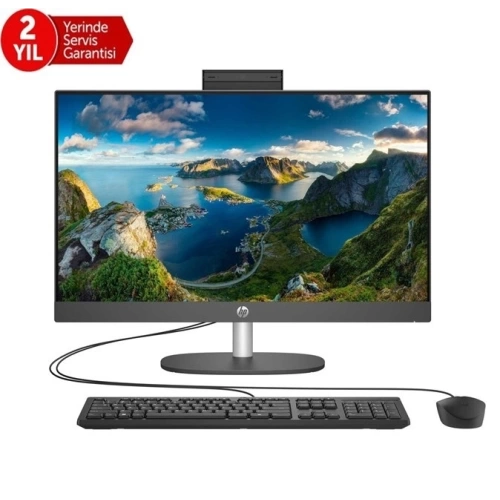 HP B6JC9ES, ProOne 240 G10, i5-1334U, 23,8" FHD Ekran, 16Gb Ram, 512Gb SSD, Paylaşımlı Ekran Kartı, Free Dos All In One PC, SİYAH (2 Yıl Yerinde Garanti)