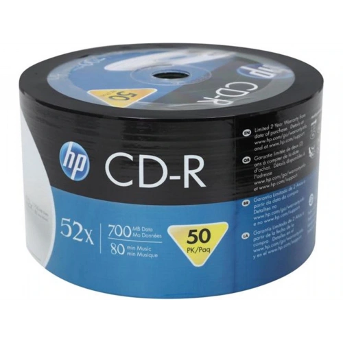 Hp Cd-r 700mb-80mın 52x 50 Li Shrink