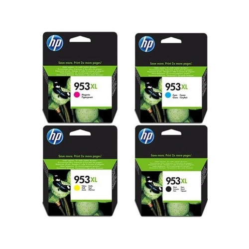Hp L0s70ae + F6u16ae + F6u17ae + F6u18ae 953xl Kartuş Seti