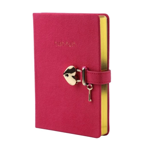 Hush Hush Kilitli Defter 80gr. 160 Yp.çiz. Fuşiya