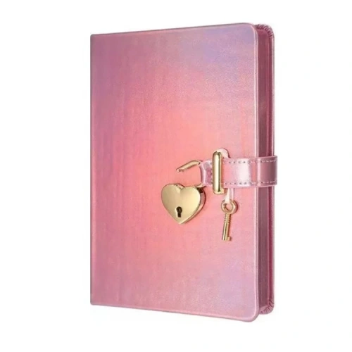 Hush Hush Kilitli Metalik Defter Kutulu 80gr.160 Yp.çiz.altın