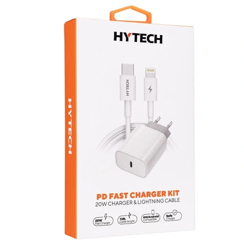 Hytech Hy-xe40pd Pd Kablo Seti 1pd 20w Hızlı Ev Şarj Adaptör