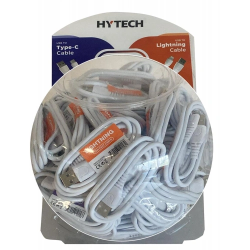 Hytech Hy-xf53 90cm 2.4a 40 Lightning + 40 Typec Şarj Kablosu 80li Fanus