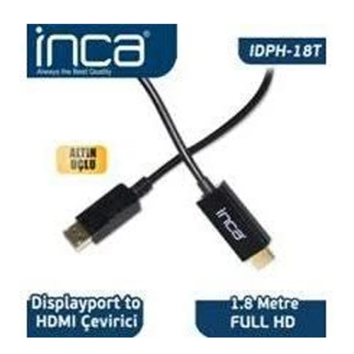 Inca Idph-18t Displayport To Hdmı Kablo 1.8mt