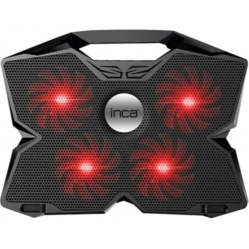 Inca Inc-3280 3 Tutacaklı 4 Fanlı Led Işık 11-17 Led Notebook Soğutucu( Fan Hızı Ayarlama Dümesi)