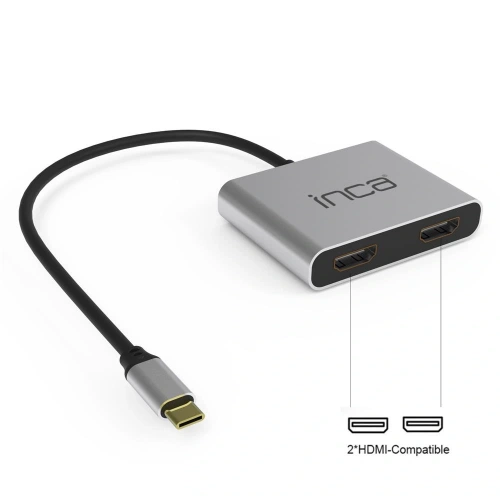 İnca Itpc-4 T Usb C To 2x Hdmı 4k Usb 2.0+pd