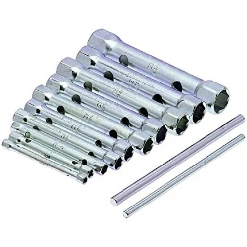 İzeltaş 1800002108 Kovan Anahtar Takımı İki Ağız (mil Dahil) 8 Parça