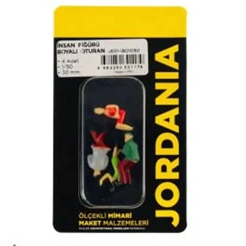 Jordania Boyalı İnsan Oturan 1/050 JE01-İBO1050