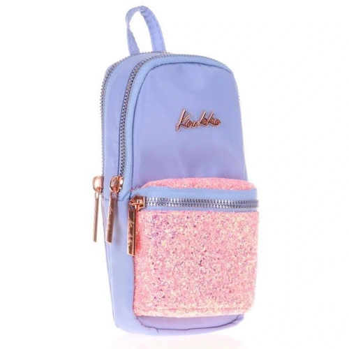 Kaukko Kalem Çantası Brıght Junıor Bag Taşlı-floral Mavi K2468