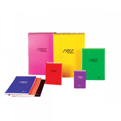 Keskin Color Bloknot Free Office Spiralli Çizgili 100 Yp A4 145001-99