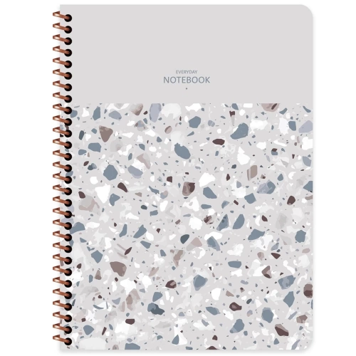 Keskin Color Defter 16,5x22,5 80 Yp.kar.pp Kp.Spiralli Terazzo