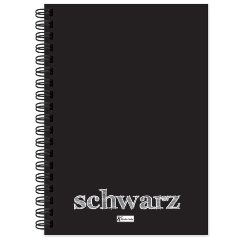 Keskin Color Defter A6 40 Yp.PP Kap.Spr.Schwarz 350560-99