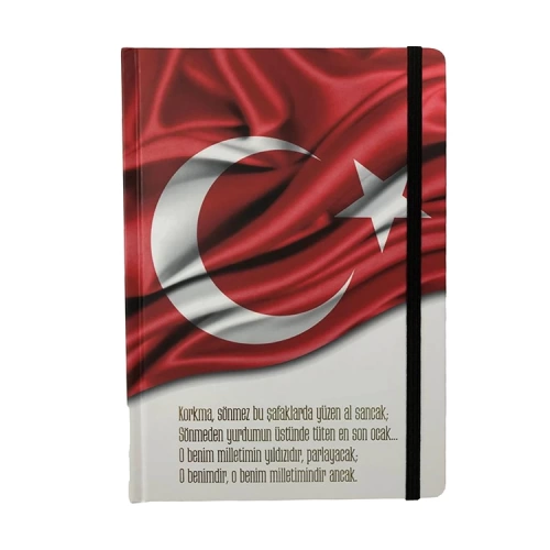 Keskin Color Defter Ciltli Lastikli Bayrak 17x24 96 YP Çizgili 415611-99