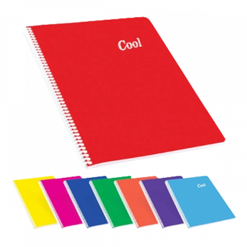 Keskin Color Defter Plastik Kapak Spiralli Cool A5 72 Yp Kareli