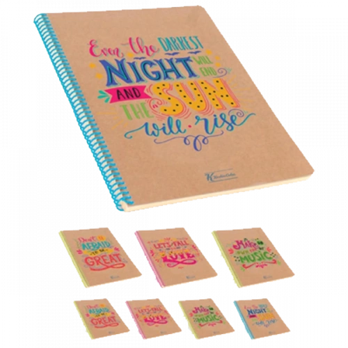 Keskin Color Doodles Ciltli Defter A4 100 Yp Kare 415632-99