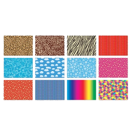 Keskin Color Fon Kartonu 12 Lİ 50x70 Karışık Renk Desenli 200951-99