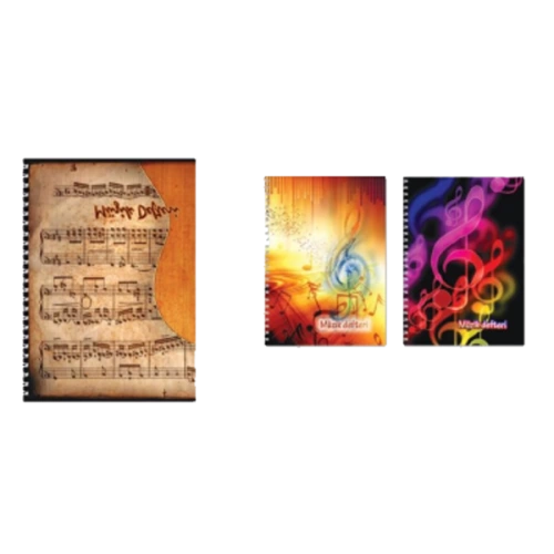 Keskin Color Müzik Defteri Spiralli 40 YP A4 290300-99