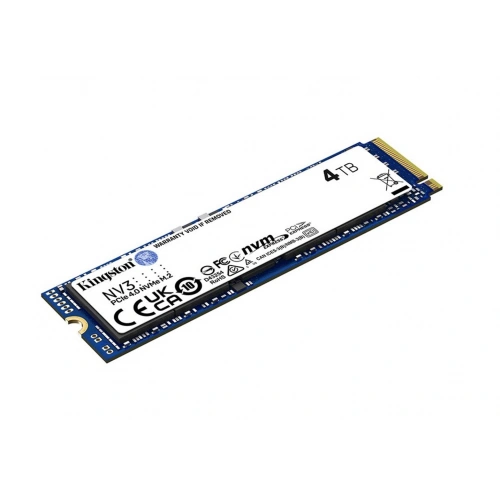 Kingston 4tb Nv3 Snv3s-4000g 6000-5000mb-s Pcı-express 4.0 M.2 2280 Ssd Disk