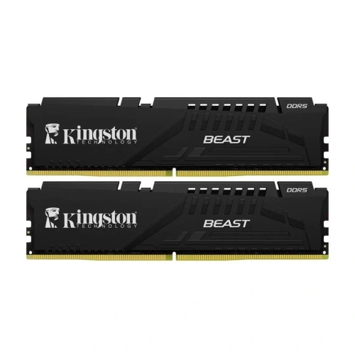 KINGSTON Beast, KF552C36BBEK2-32TR, 32Gb (2x16Gb), 5200Mhz, DDR5, CL36, Desktop Gaming RAM (Soğutuculu)
