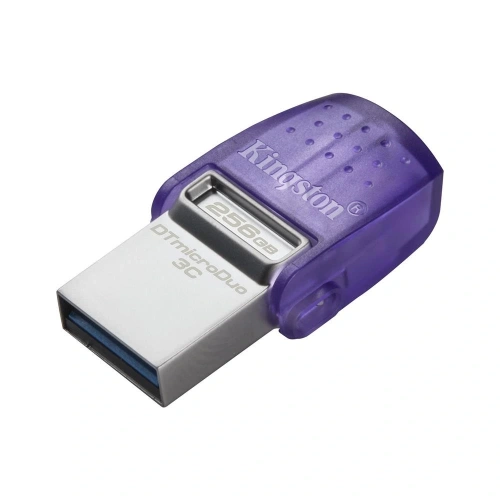 Kingston Dtduo3cg3-256gb Datatraveler Microduo 3c 200mb-s Dual Usb-a + Usb-c Flash Bellek