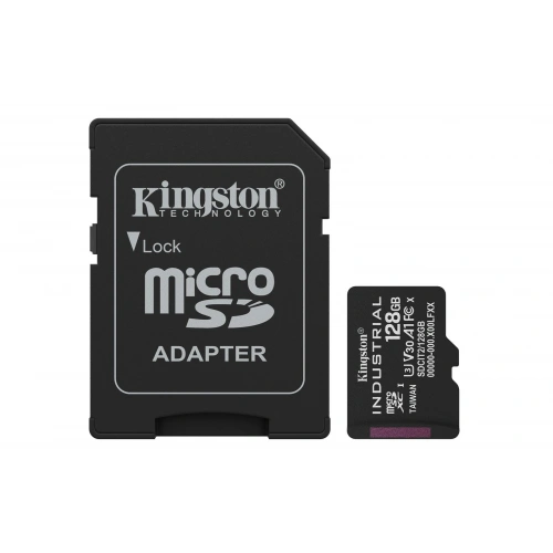 Kingston Sdcıt2-128gb 128gb Microsdxc Industrial C10 A1 Pslc Card + Sd Adapter Hafıza Kartı