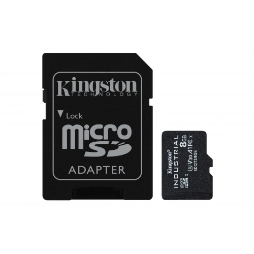 Kingston Sdcıt2-8gb 8gb Microsdhc Industrial C10 A1 Pslc Card + Sd Adapter Hafıza Kartı