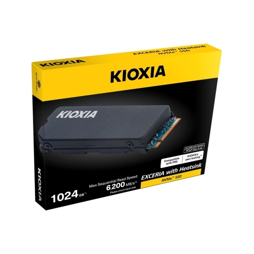Kıoxıa Excerıa Heatsınk G4, Lsc11k1t02g8, 1tb, 6200/4900, Gen4, Nvme Pcıe M.2 2280, Ssd,(soğutuculu)