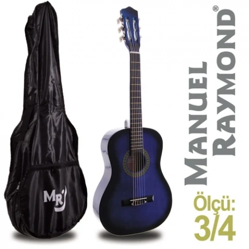 Klasik Gitar Junior Manuel Raymond Mrc87bls (kılıf Hediye)