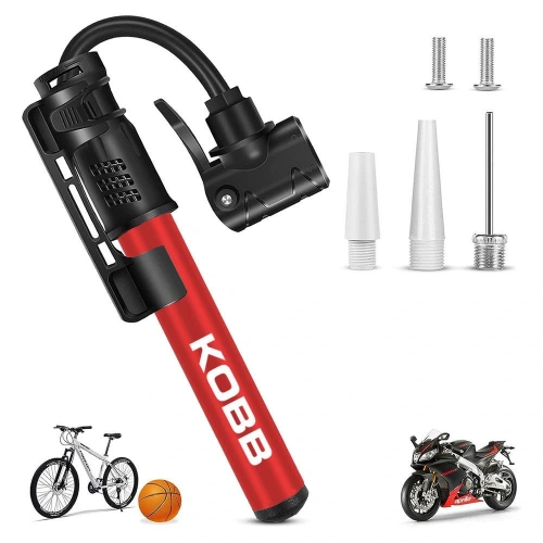 Kobb Kb2203 87 Psı Bisiklet Lastik Şişirme Taşınabilir Mini El Pompası + Bisiklet Montaj Aparatı