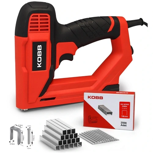 Kobb Kbz200b 8-16mm Zımba Ve 15-16mm Profesyonel Çivi Çakma Makinesi + 3000 Adet Yedek Zımba Ve Çivi