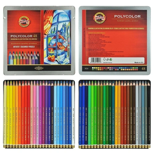 Koh-ı Noor Polycolor Kuru Boya Kalemi 48 Renk Set