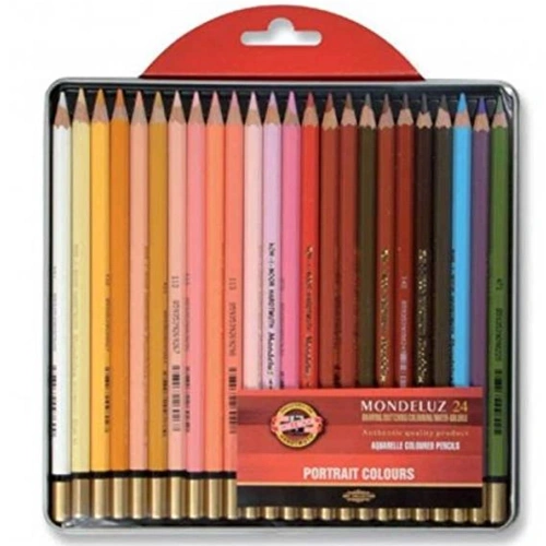 Koh-ı Noor Set Aquarel Pencils 3724 24 Portraıt