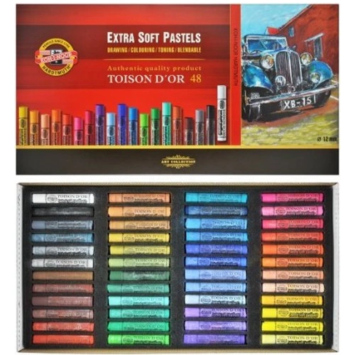 Koh-ı Noor Set Extra Soft Dry Chalks 8556 48