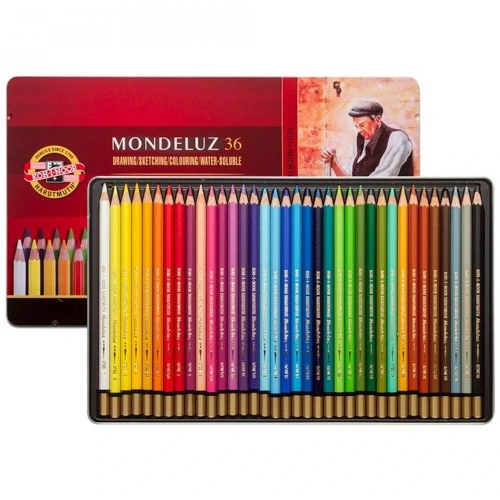 Koh-ı Noor Set Of Aquarell Coloured Pencils 3725 36
