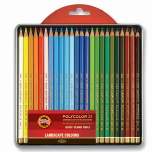 Koh-ı Noor Set Of Artists Coloured Pencils 3824