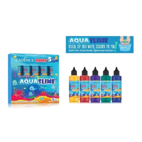 Kooky Aqua Slime Deniz Canlıları Seti 5li