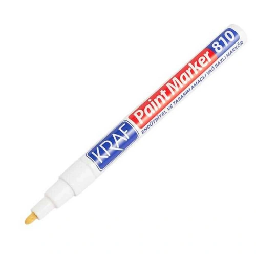 Kraf 810 Beyaz Paint Markör Kalem