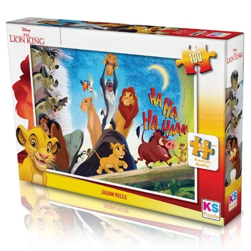 Ks Games Puzzle 100 Parça Lıon Kıng Lk 714