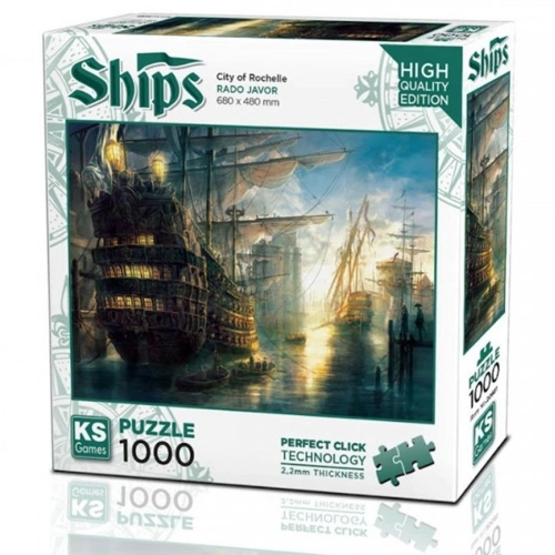 Ks Games Puzzle 1000 Parça City Of Rochelle 20681
