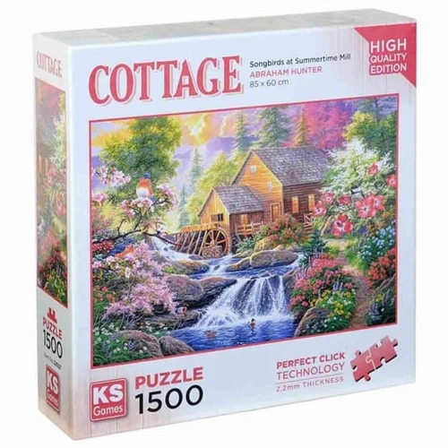 Ks Games Puzzle 1500 Songbirds At Summertime Mill
