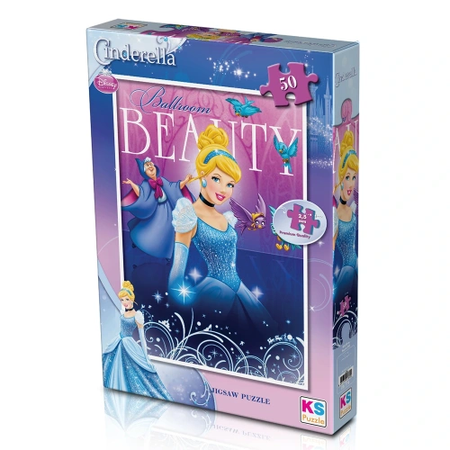 Ks Games Puzzle 50 Parça Cinderella 709