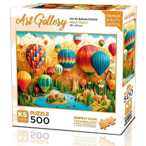 Ks Games Puzzle 500 Hot Air Balloon Festival 20086