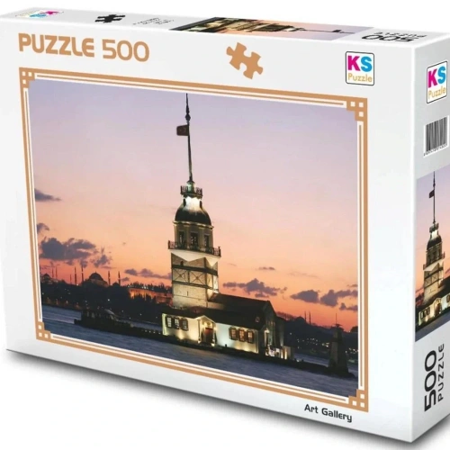 Ks Games Puzzle 500 Parça Kız Kulesi (art Galery)(11099) Y. 20059