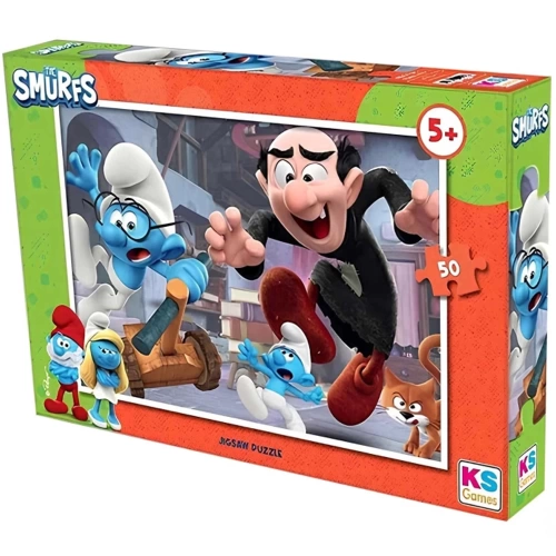 Ks Games Puzzle Smurf 50 Prç