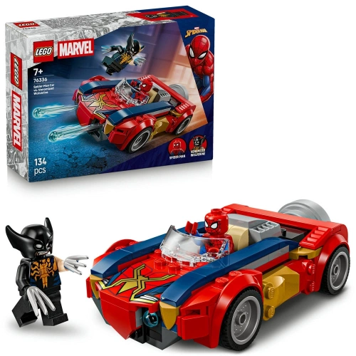 Lego Marvel Örümcek Adam Arabası Vs. Venom Wolveri Adr-lss76336