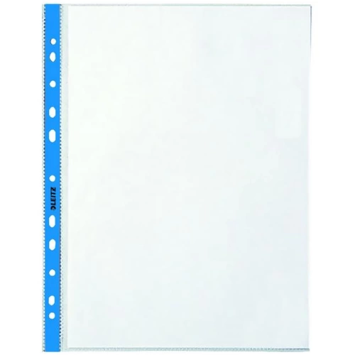 Leitz Poşet Dosya Kristal Mavi Kenarlı A4 100 Lü L-4700