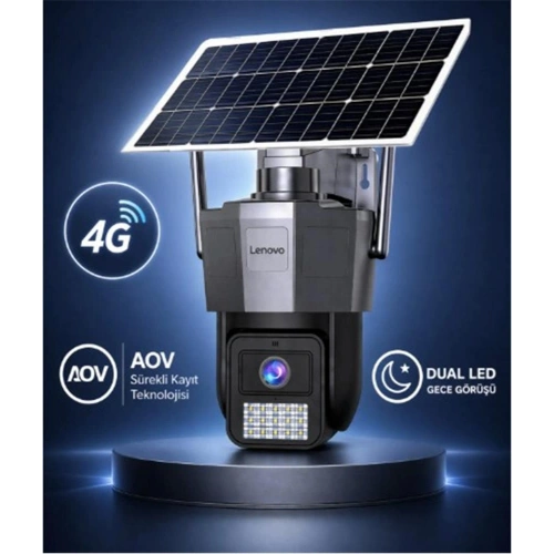 Lenovo X6t-4g 3mp Aov Smart Tek Kamera 4g Solar Kamera