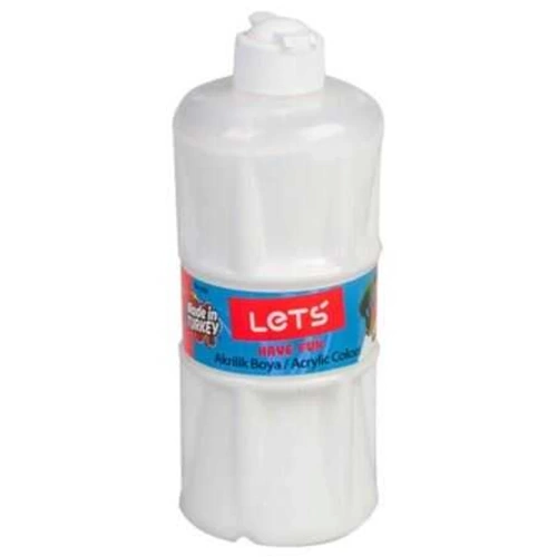 Lets Akrilik Boya 500 ML Beyaz L-5300
